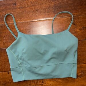 Lulu lemon sports bra tank top 8 sage green